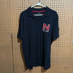 Men’s Nautica polo shirt, size large